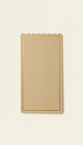 Parchment Bookmark with Gold Edging